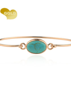 Gold-Mini-Gem-Bracelet-(Armband)-Grun