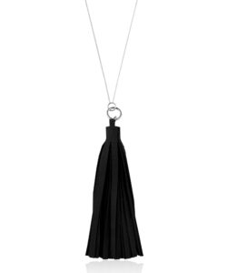 MJ x FC - Black Fringe Necklace