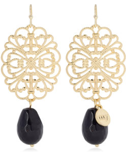 Queen Chandeliers - Gold Black