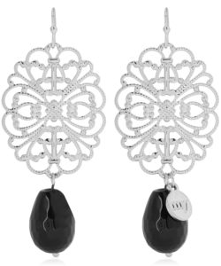 Queen Chandeliers - Silver Black