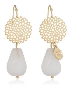 Classy Flower Chandeliers - Gold Creme
