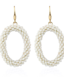 Classy Bead Chandeliers - Creme